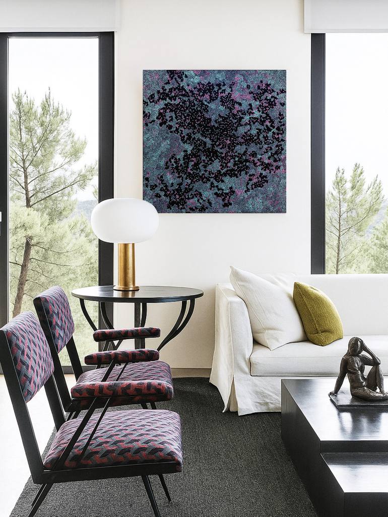 Original Abstract Expressionism Abstract Painting by Jennifer Bell