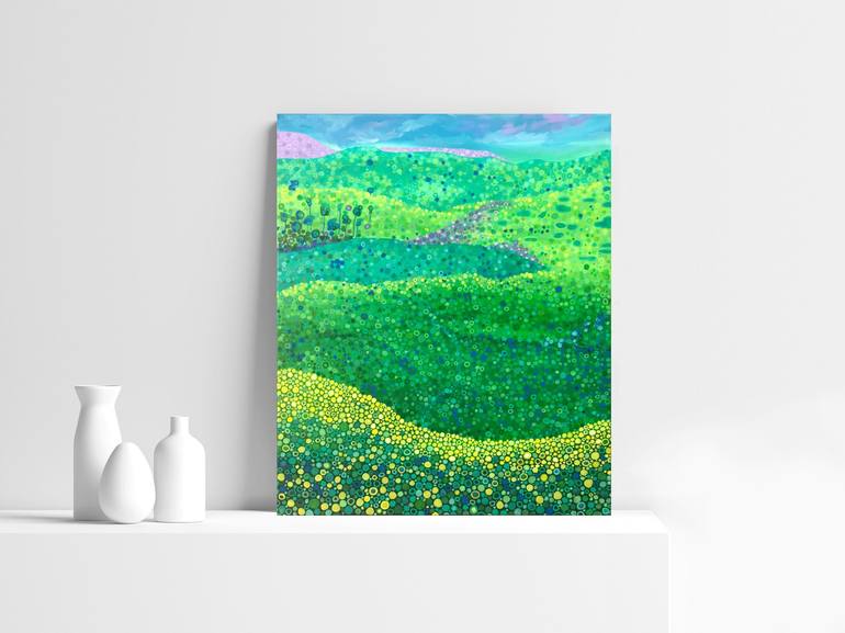 Original Impressionism Landscape Painting by Jennifer Bell