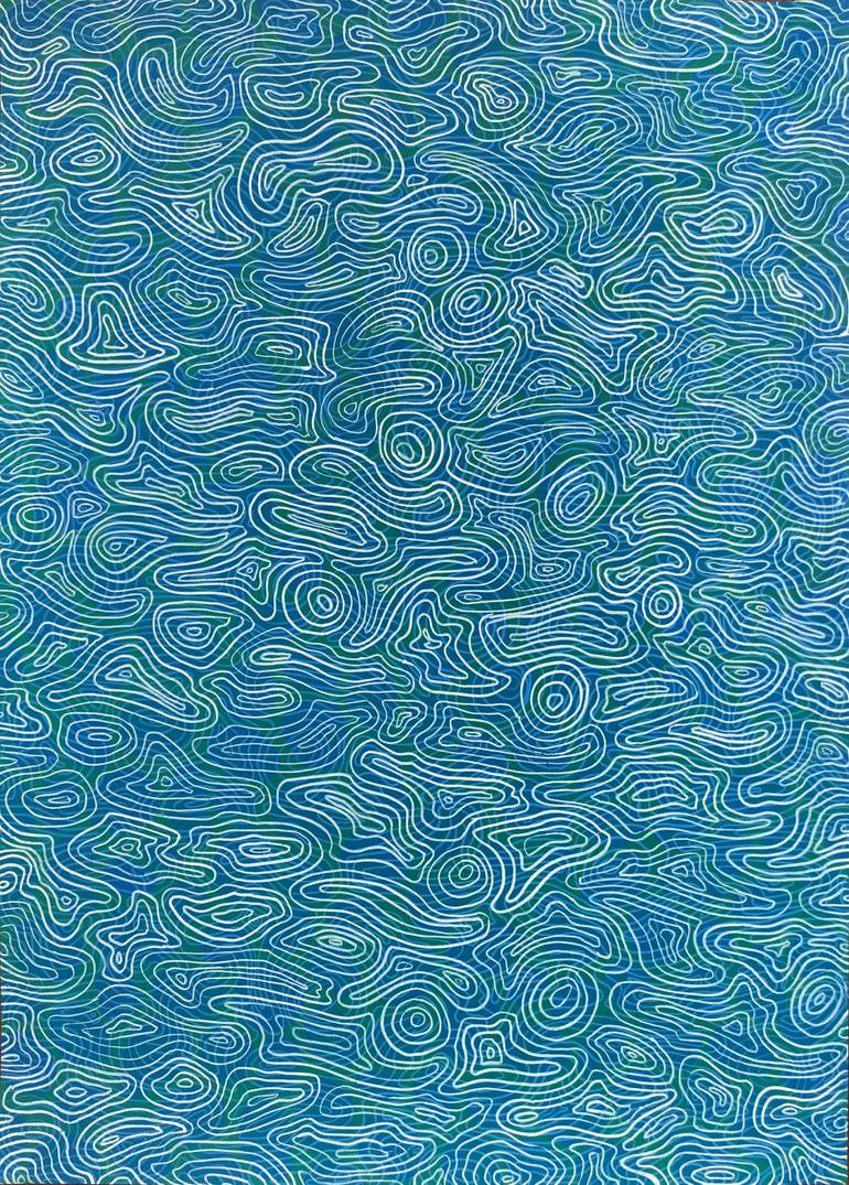 Original Abstract Water Paintings by Jennifer Bell