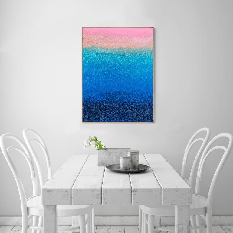 Original Abstract Seascape Painting by Jennifer Bell