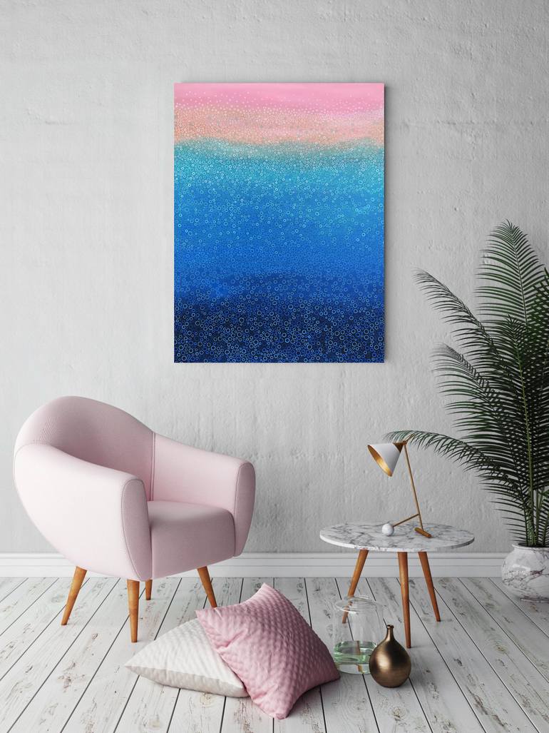 Original Abstract Seascape Painting by Jennifer Bell