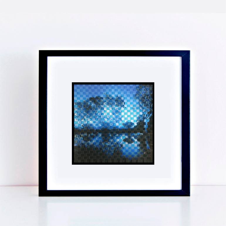 Original Abstract Landscape Collage by Jennifer Bell