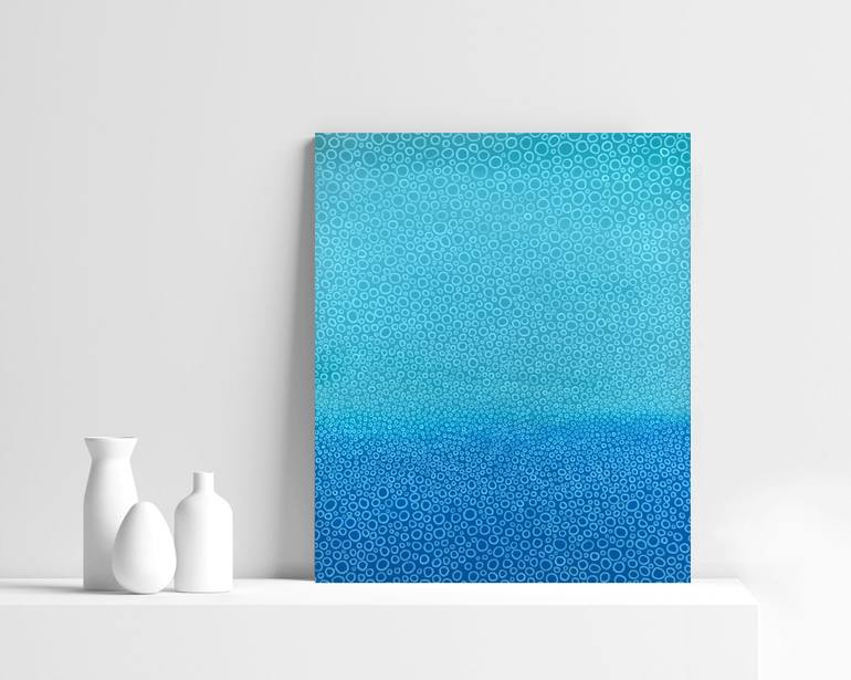 Original Abstract Seascape Painting by Jennifer Bell