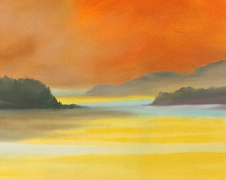 Original Conceptual Landscape Painting by Sergames Art