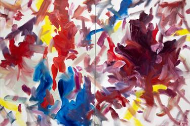 Original Abstract Expressionism Abstract Paintings by Saehyun Paik