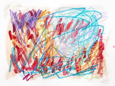 Original Abstract Expressionism Abstract Drawings by Saehyun Paik