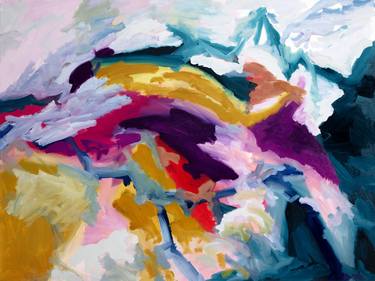 Original Abstract Expressionism Abstract Paintings by Saehyun Paik