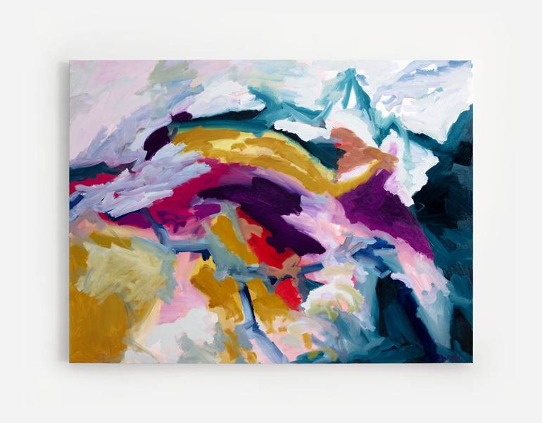 Original Abstract Expressionism Abstract Painting by Saehyun Paik