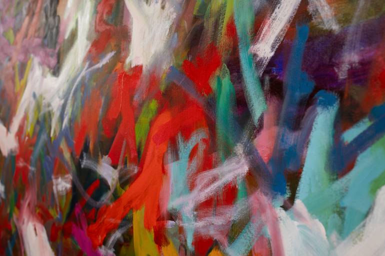 Original Abstract Expressionism Abstract Painting by Saehyun Paik
