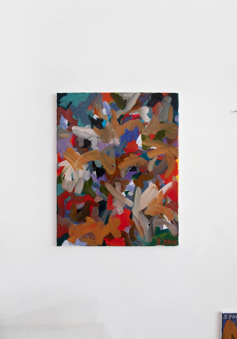 Original Abstract Expressionism Abstract Painting by Saehyun Paik