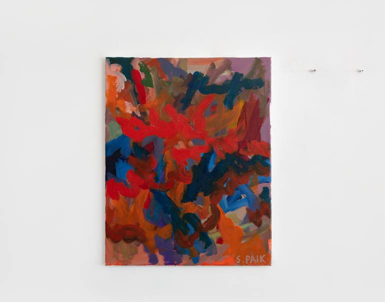 Original Abstract Expressionism Abstract Painting by Saehyun Paik