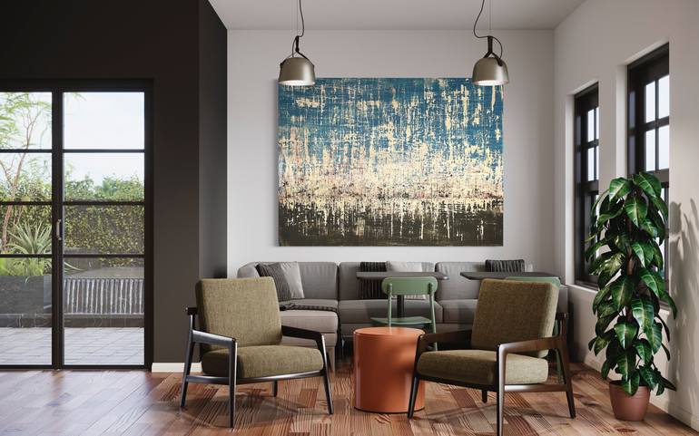 Original Abstract Painting by Robert  Tillberg