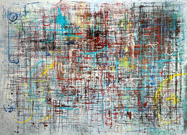 Original Abstract Painting by Robert  Tillberg