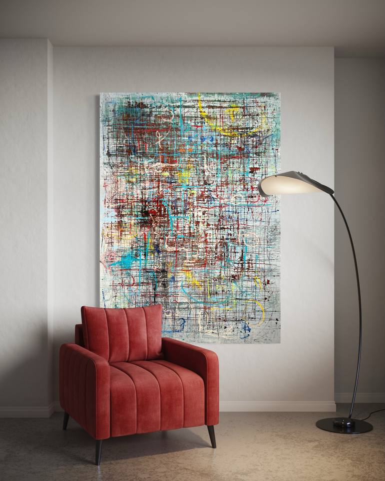 Original Abstract Painting by Robert  Tillberg