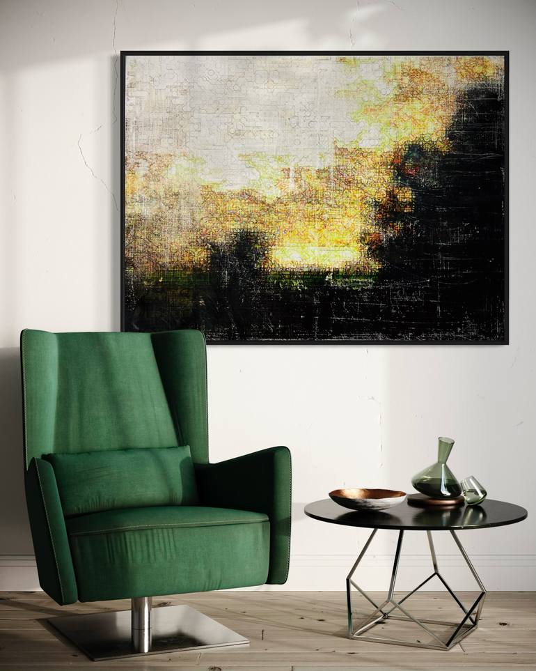Original Abstract Landscape Mixed Media by Robert  Tillberg