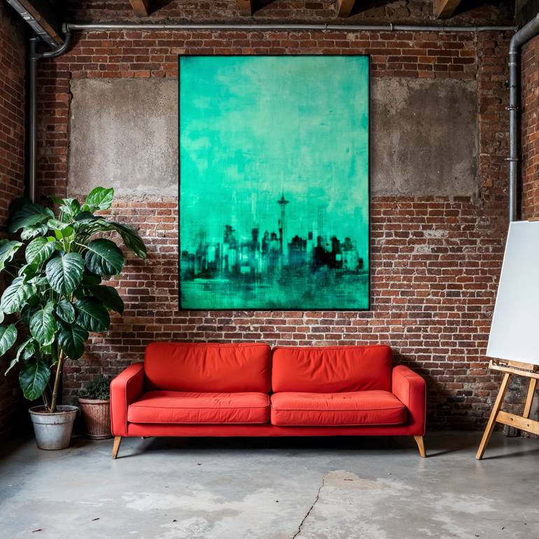 Original Minimalism Landscape Painting by Robert  Tillberg