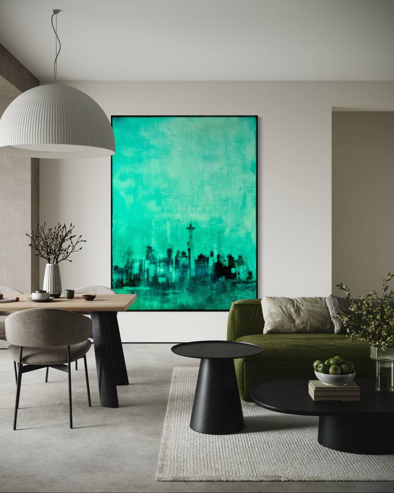 Original Minimalism Landscape Painting by Robert  Tillberg