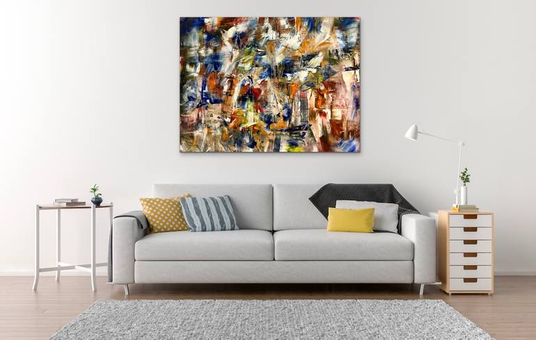 Original Abstract Expressionism Abstract Painting by Robert  Tillberg