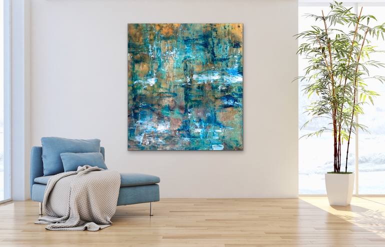 Original Abstract Expressionism Abstract Painting by Robert  Tillberg