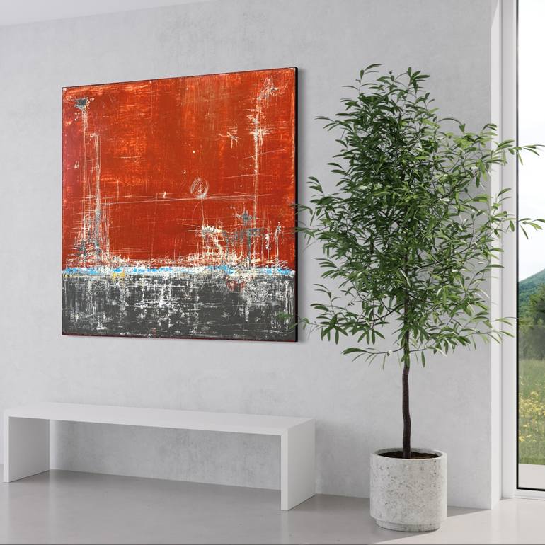 Original Abstract Painting by Robert  Tillberg