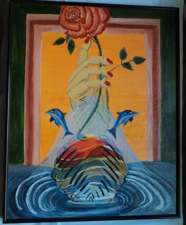 Original Art Deco Water Paintings by Priti Dorle