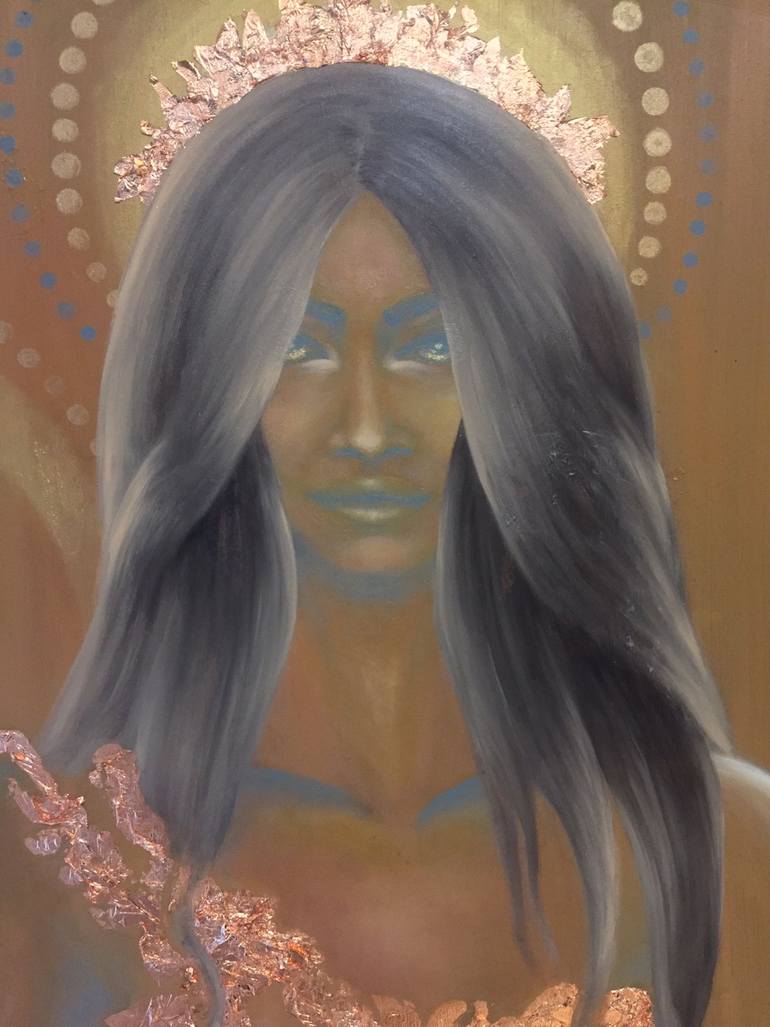 Original Abstract People Painting by Katha B