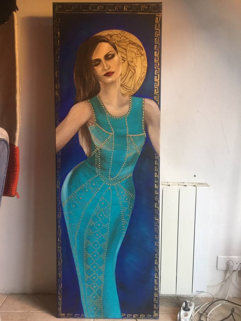 Original Figurative Women Painting by Katha B