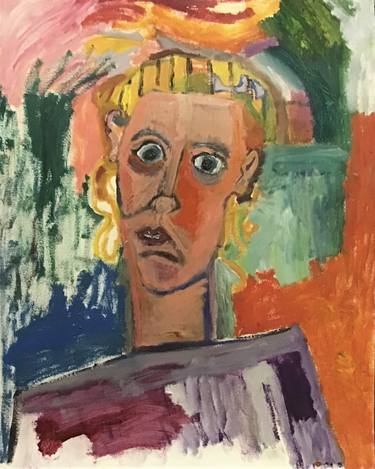 Original Abstract Expressionism Portrait Paintings by Carl Bowlby