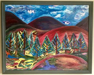 Original Conceptual Landscape Paintings by Carl Bowlby