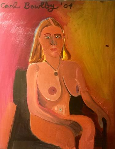 Original Expressionism Nude Paintings by Carl Bowlby