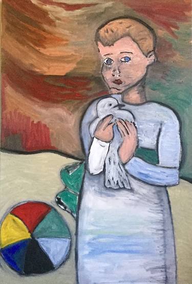 After Picasso's 'Child With A Dove' thumb