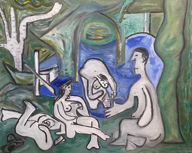 After Picasso's 'Le Dejeuner Sur L'Herbe (After Manet) 1931' thumb
