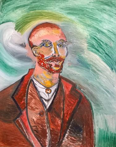 After Van Gogh's Self-Portrait (dedicated to Paul Gaugin) [1888] thumb