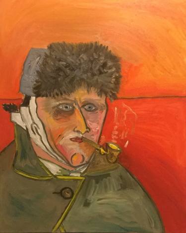 Original Expressionism Portrait Paintings by Carl Bowlby