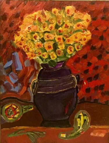 Original Expressionism Floral Paintings by Carl Bowlby