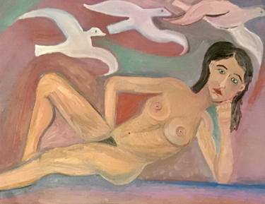 Original Conceptual Nude Paintings by Carl Bowlby