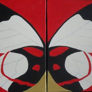 Collection Butterfly Diptych Paintings