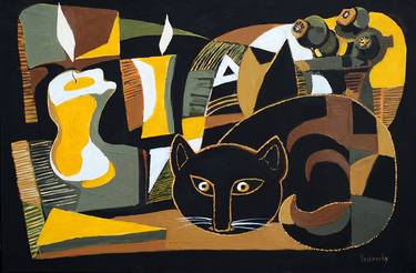 Print of Cubism Animal Paintings by Vadim Vaskovsky