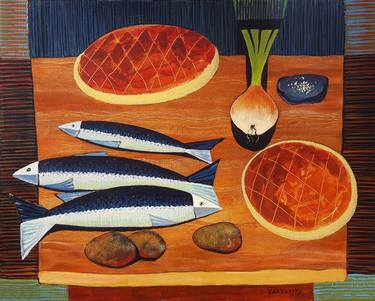 Still-life with Bread and Fish thumb
