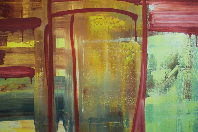 Original Abstract Expressionism Abstract Painting by Donna Brewins-Cook
