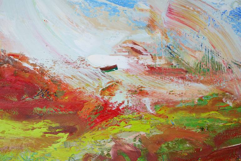 Original Expressionism Landscape Painting by Donna Brewins-Cook