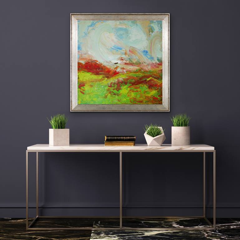 Original Expressionism Landscape Painting by Donna Brewins-Cook