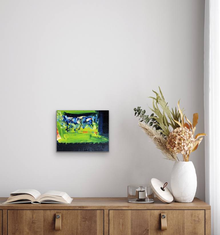 Original Abstract Expressionism Abstract Painting by Donna Brewins-Cook