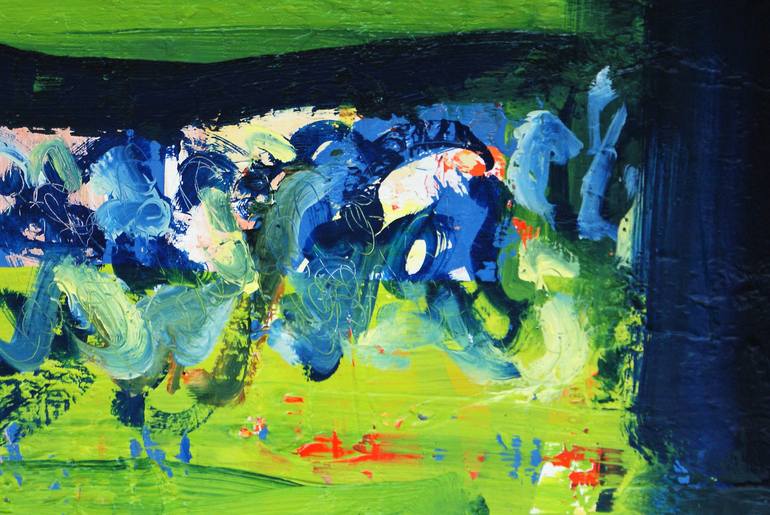 Original Abstract Expressionism Abstract Painting by Donna Brewins-Cook