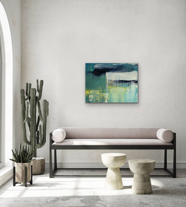 Original Abstract Expressionism Abstract Painting by Donna Brewins-Cook