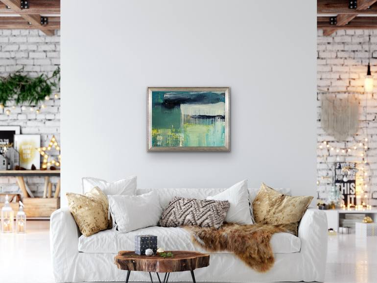 Original Abstract Expressionism Abstract Painting by Donna Brewins-Cook
