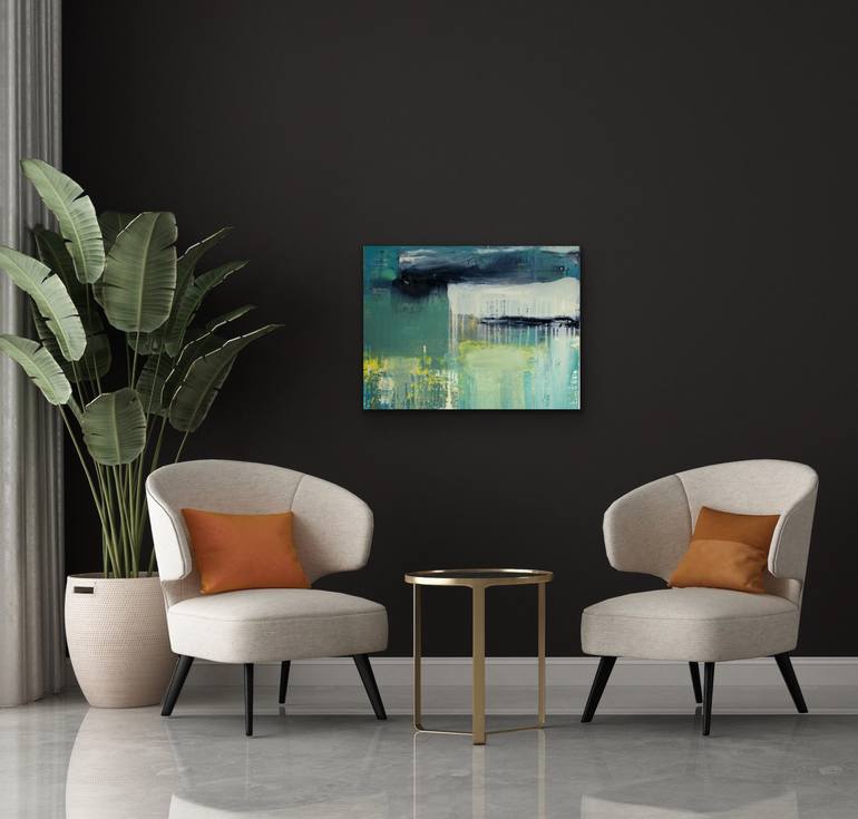 Original Abstract Expressionism Abstract Painting by Donna Brewins-Cook