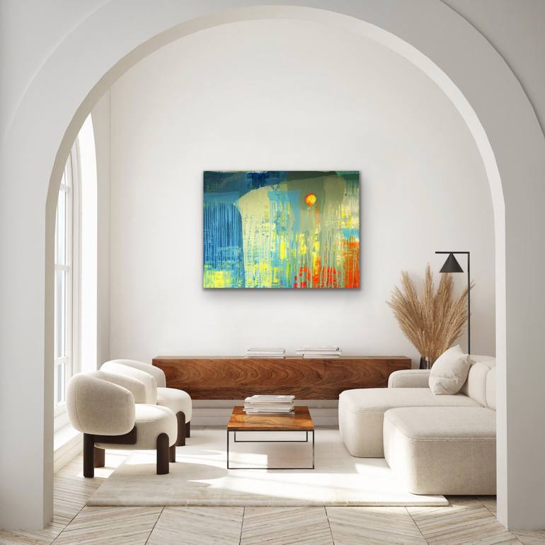 Original Abstract Expressionism Abstract Painting by Donna Brewins-Cook