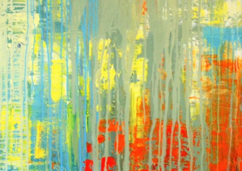 Original Abstract Expressionism Abstract Painting by Donna Brewins-Cook