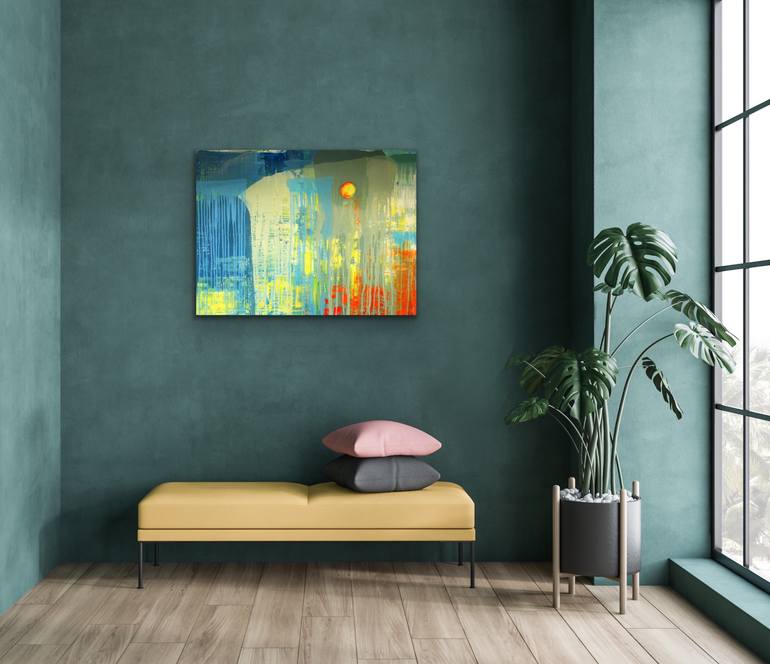 Original Abstract Expressionism Abstract Painting by Donna Brewins-Cook